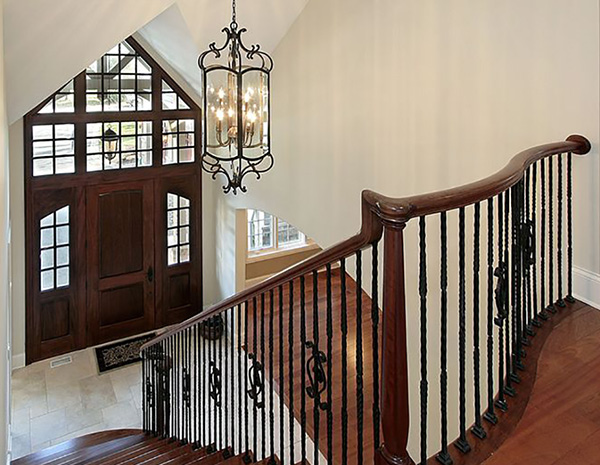 simple foyer lighting